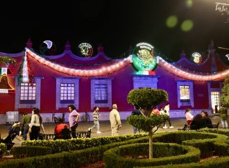 Encienden luces tradicionales en Coyoacán para Fiestas Patrias