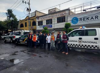 Tras sismo, alcalde de Xochimilco recorre comunidades