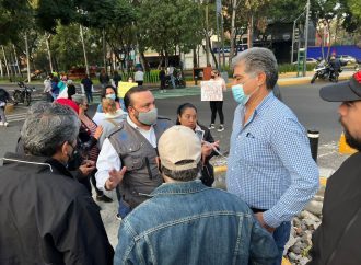 Manifestantes bloquearon Miramontes por falta de agua por culpa de SACMEX