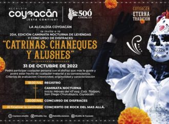 Invitan al concurso de disfraces «Catrinas, Chaneques y Alushes” en Coyoacán