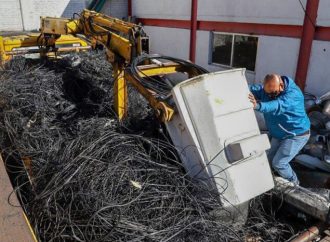 Retira Alcaldía Coyoacán más de 9 toneladas de cable en desuso
