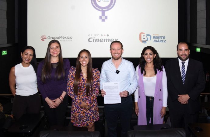 Firma Taboada con Cinemex convenio para aumentar Puntos Violeta en BJ