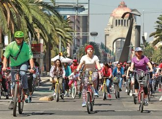 Ante  marcha por la defensa del INE, modifican ruta de ‘Muévete en Bici’