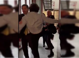 Diputado Sesma golpea al diputado Gaviño