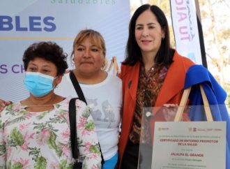 Reciben 6 entornos de Álvaro Obregón certificación de comunidades saludables