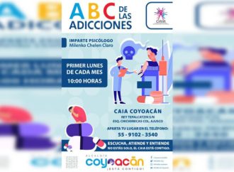 Invitan al Taller “ABC de las Adicciones” en Coyoacán
