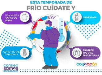 Emite Alcaldía Coyoacán recomendaciones por bajas temperaturas