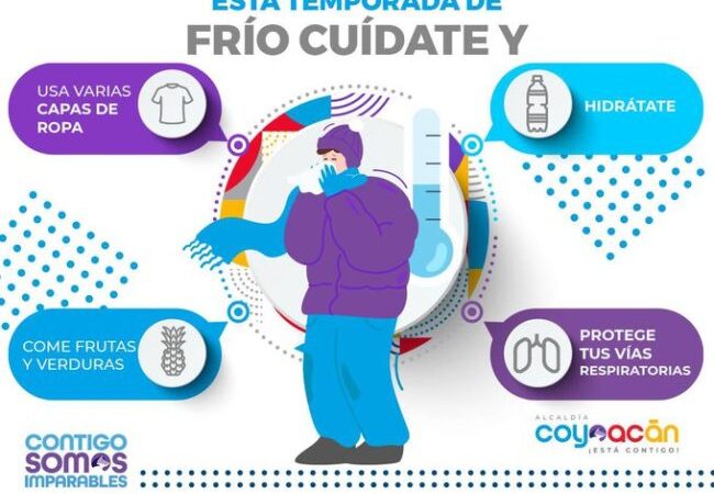 Emite Alcaldía Coyoacán recomendaciones por bajas temperaturas