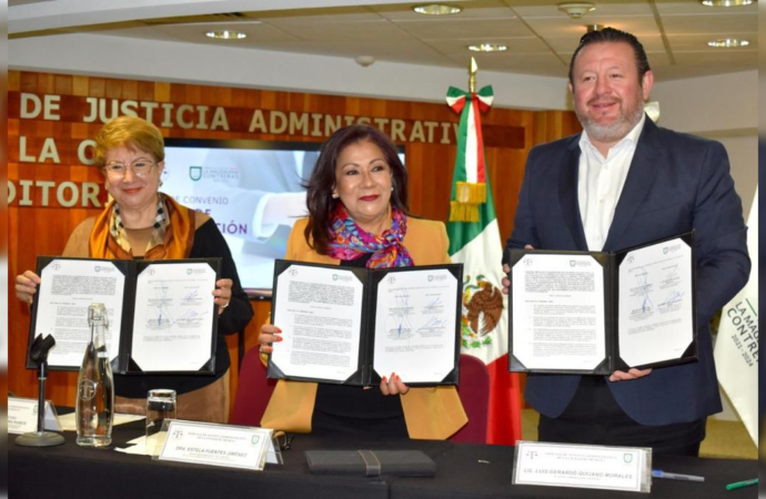 La Magdalena Contreras y el Tribunal de Justicia Administrativa de la Ciudad de México firman Convenio de Colaboración