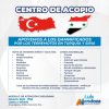 Habilita  Luis Mendoza centro de acopio para damnificados de Turquía y Siria