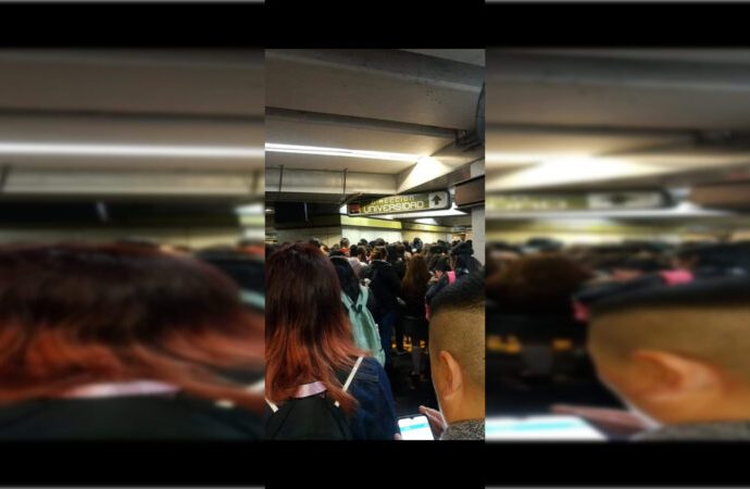 Reportan retrasos de hasta una hora en L -3  del Metro por desalojo de vagón en Deportivo 18 de Marzo