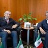 Ricardo Monreal y Adán Augusto López Hernández sostienen conversación franca y respetuosa