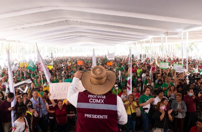 Conforma Morena CDMX 7 mil Comités de Defensa de la ‘4T’