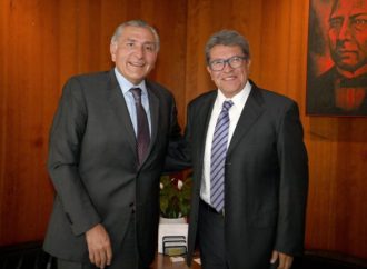Ricardo Monreal y Adán Augusto López analizan agenda legislativa en el último tramo del periodo ordinario