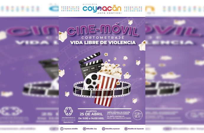 Invitan al Cine- móvil en Coyoacán