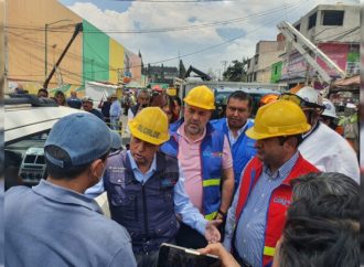 Atiende Giovani Gutiérrez accidente por caída de espectacular en Coyoacán