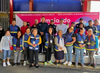 Realiza Coyoacán jornada de limpieza en Mercado Santo Domingo de las Rosas