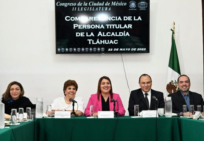 Alcaldesa Berenice Hernández rinde informe ante Congreso de la  Ciudad