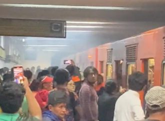 Reportan fuego en estación La Raza de L-3 del Metro