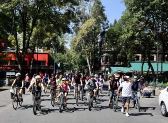 Inauguran con éxito Paseo Ciclista en Coyoacán