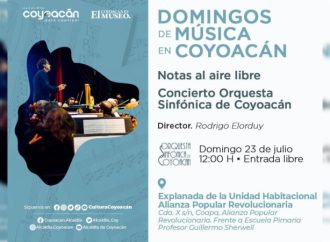 Invita Sinfónica de Coyoacán al concierto ‘Notas al aire’
