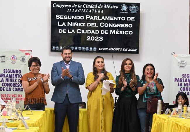 Realiza Congreso CDMX Segundo Parlamento de la Niñez 2023