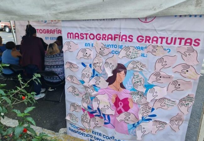 Realiza Alcaldía Coyoacán 60 mastografías gratis