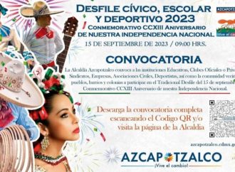 Abre Azcapotzalco inscripciones a desfile deportivo del 15 de septiembre