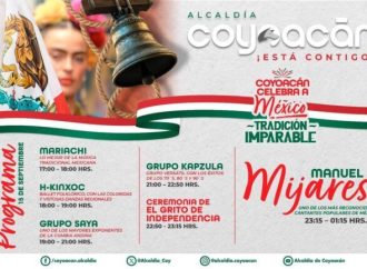 Invitan a ceremonia del Grito de Independencia en Alcaldía Coyoacán