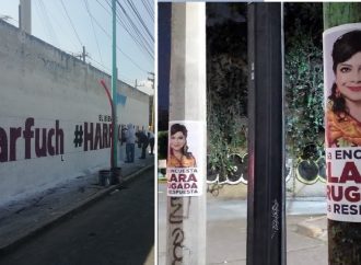 Aspirantes de Morena tapizan CDMX con propaganda