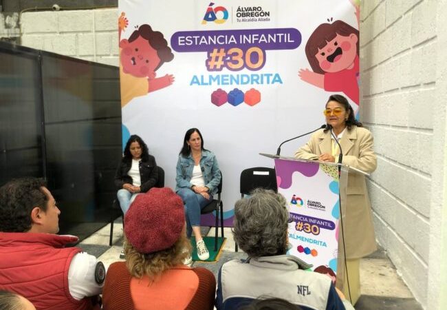 Promesa cumplida, ya hay 30 estancias infantiles en Álvaro Obregón: Lía Limón