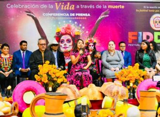 Berenice Hernández presenta en conferencia de prensa el “Festival Internacional de Día de Muertos” Tláhuac 2023