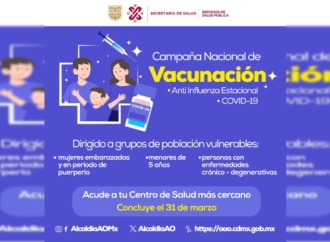 Invita Alcaldía ÁO a campaña de vacunación