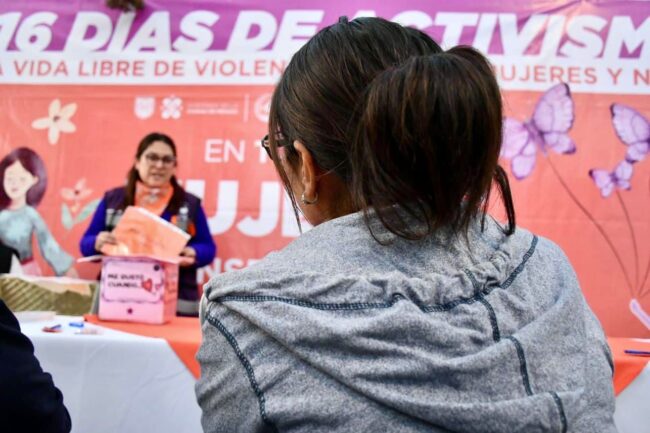 Realizan ’16 días de activismo por una vida libre de violencia para las mujeres y niñas de Tláhuac’