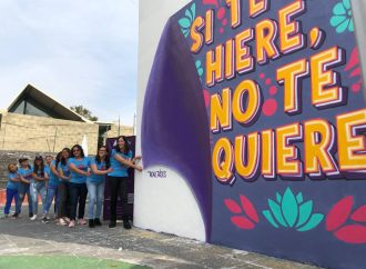 Devela Lía Limón murales en contra de la violencia de género