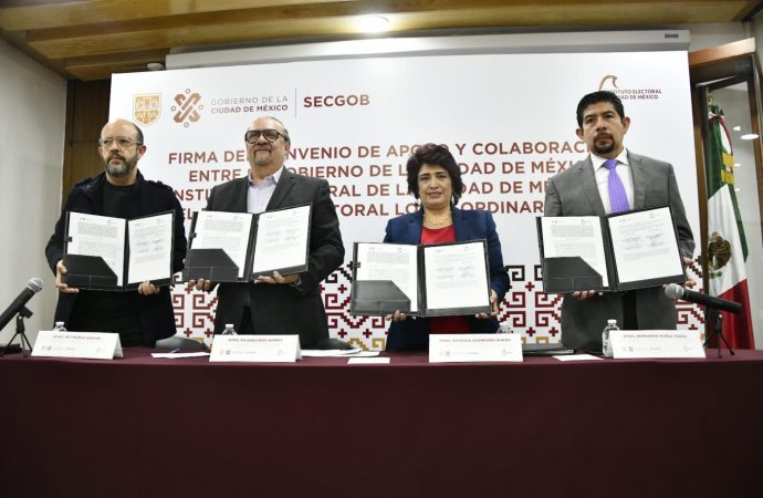 IECM y GCDMX firman acuerdo para garantizar elecciones