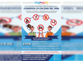Emite Coyoacán recomendaciones  para mantener la calidad del aire