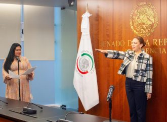 Rinde protesta María Isabel Rodríguez como senadora