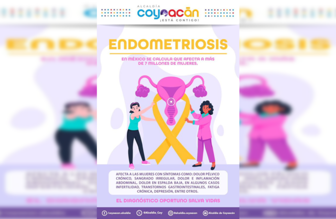 Promueve Coyoacán diagnóstico  oportuno de la  endometriosis