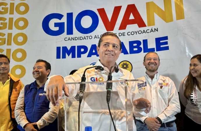 Arranca ‘El Imparable’ Gio campaña por reelección con 18% de ventaja