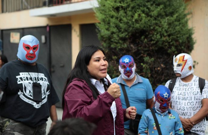 Promete Lourdes Paz más recursos para seguridad en Iztacalco