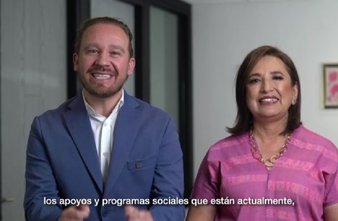 Programas sociales se quedan y se mejorarán: Xóchitl y Santiago